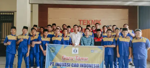 Guru Tamu PT. Inovasi CAD Indonesia di SMK Al-Falah Winong