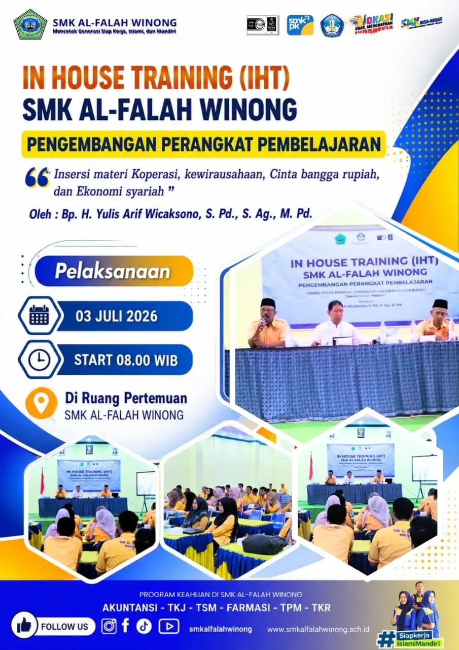 IHT Pengembangan Perangkat Pembelajaran SMK Al-Falah Winong