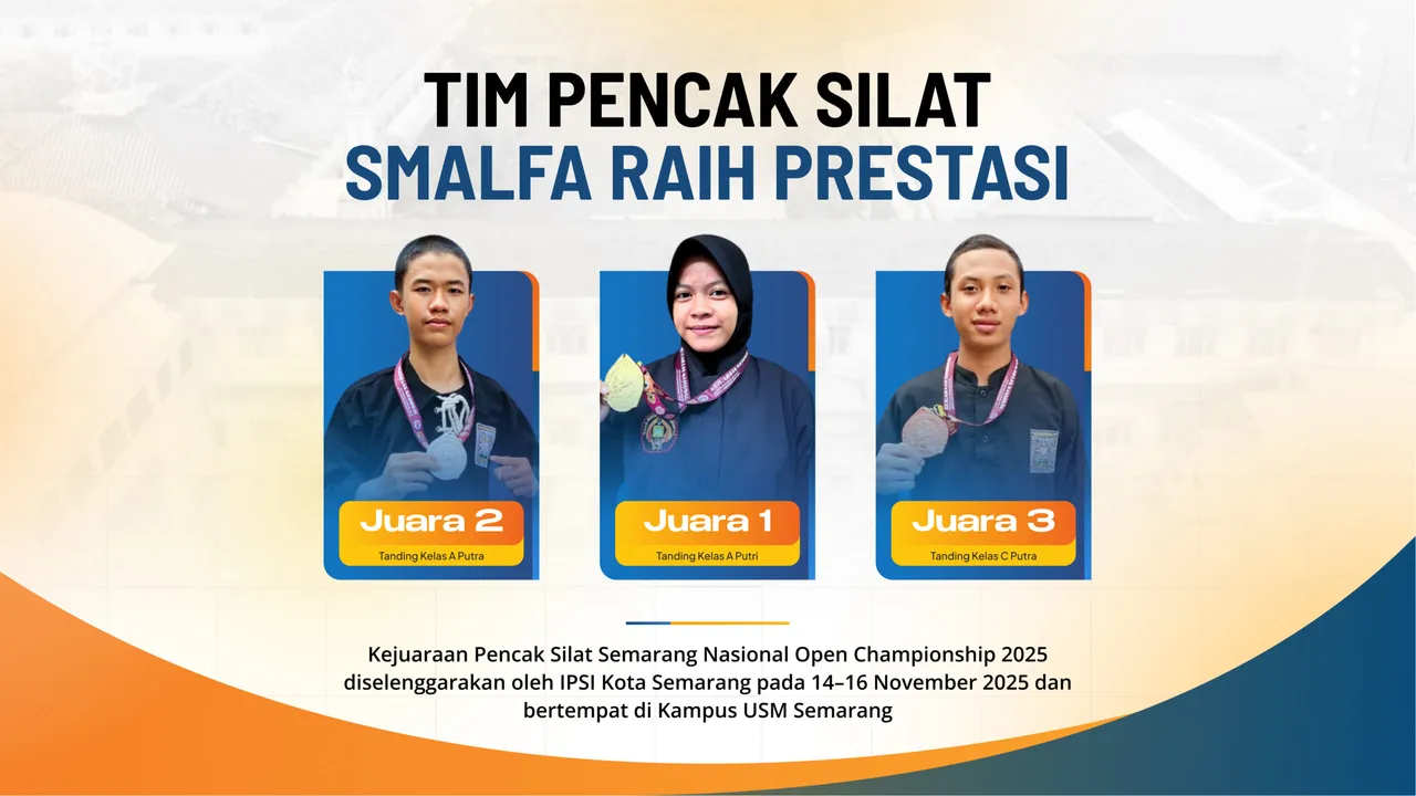 Atlet Pencak Silat SMK Al-Falah Winong Raih Prestasi di Semarang Nasional Open Championship 2025