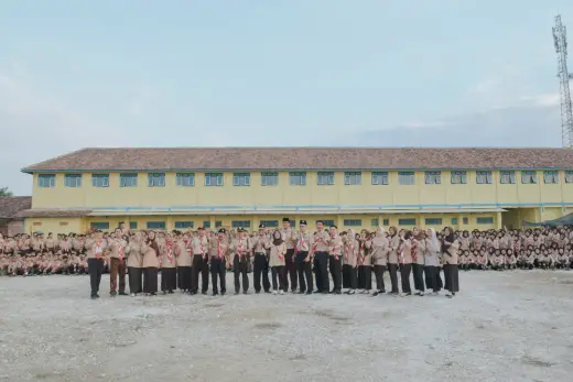 Penerimaan Tamu Ambalan SMK Al-Falah Winong