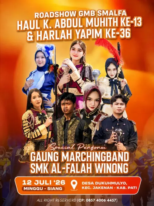 Roadshow Gaung Marchingband SMALFA di Haul K. Abdul Muhith ke-13